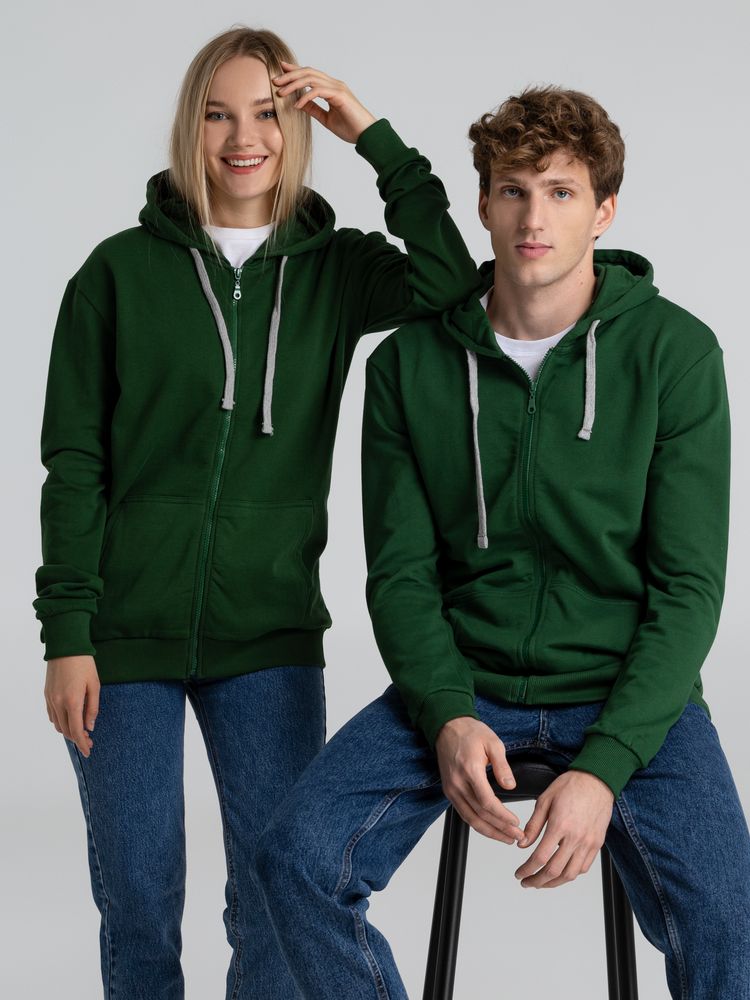 Толстовка на молнии с капюшоном Unit Siverga Heavy