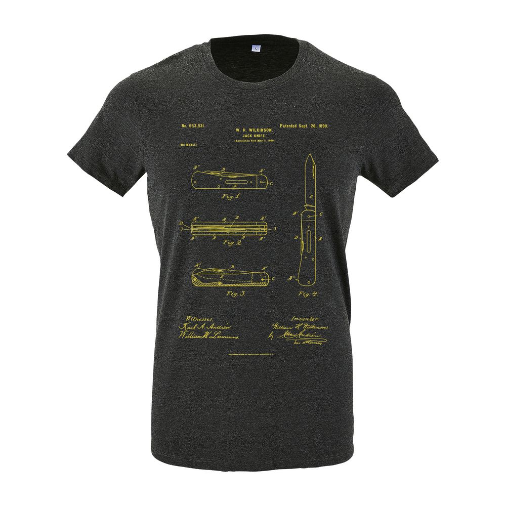 Футболка приталенная Old Patents. Knife