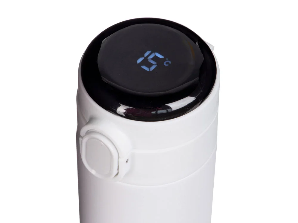 Вакуумная термокружка с индикатором и медной изоляцией Bravo, тубус, 400 мл