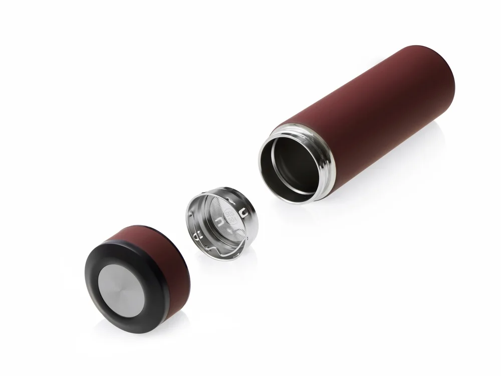 Термос Confident с покрытием soft-touch