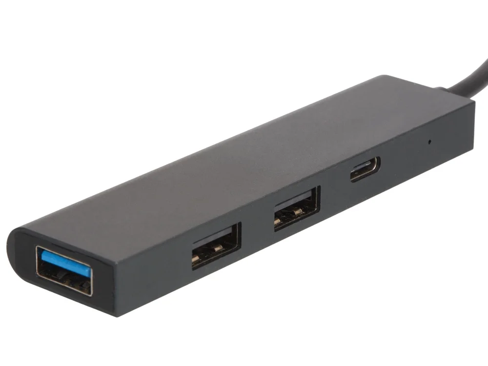 USB-хаб Command с коннектором 2-в-1 USB-C и USB-A, 2.0/3.0