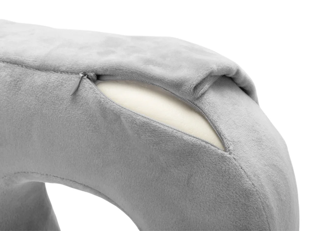 Подушка с эффектом памяти и вшитым чехлом Stash &amp; Snooze