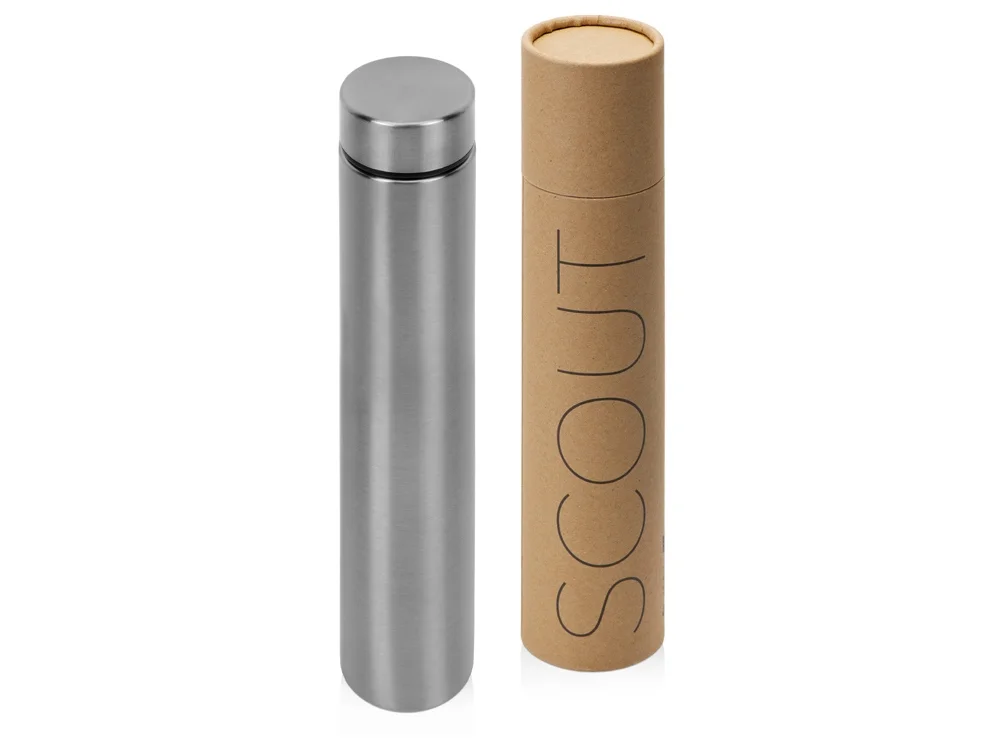 Вакуумный термос Scout, soft-touch, 235 мл, тубус