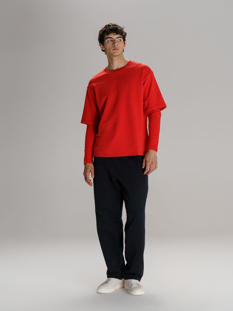 Футболка оверсайз с двойным рукавом Kosmos