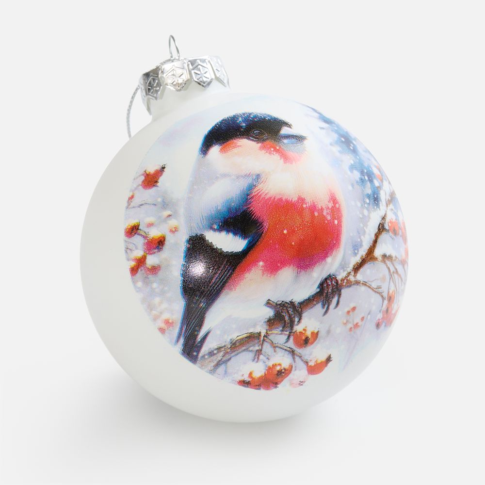 Елочный шар Finery Matt, 10 см