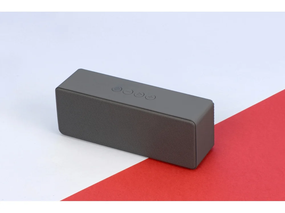 Портативная колонка Bar со стереодинамиками, soft touch