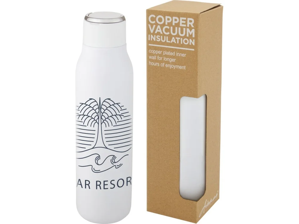 Бутылка с вакуумной изоляцией и металлической петлей Marka