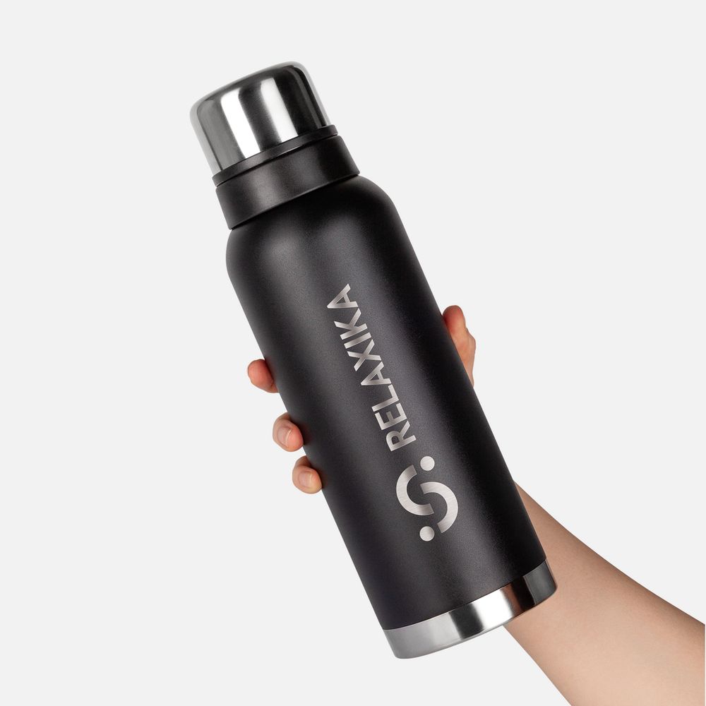 Термос Relaxika 1200 со стикерпаком