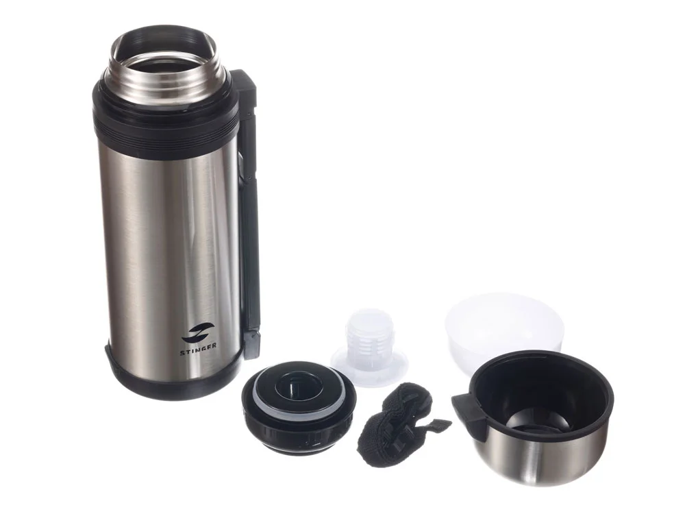 Термос широкий с ручкой, 1800 мл