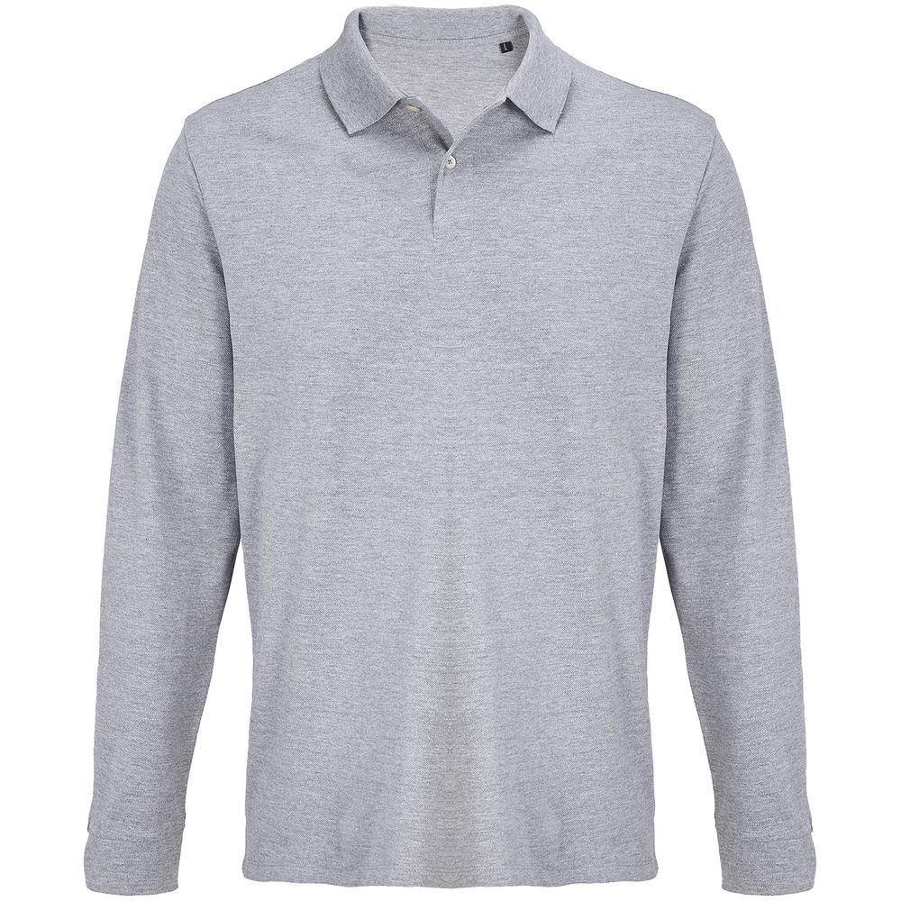 Рубашка поло унисекс с длинным рукавом Pacific LSL