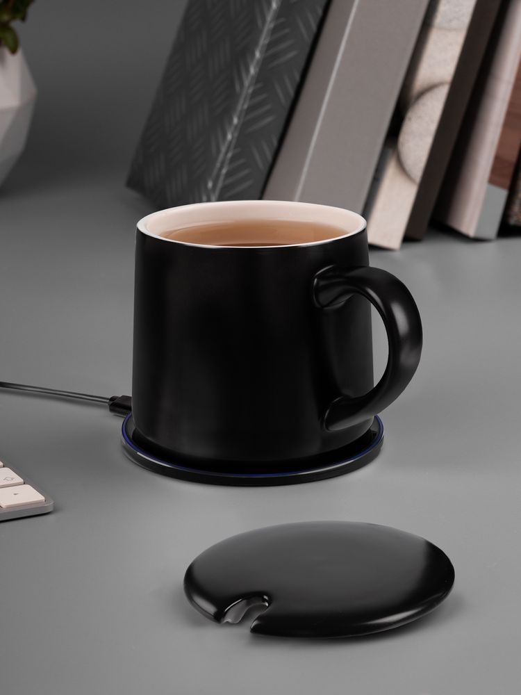 Кружка с подогревом и беспроводной зарядкой dualBase ver. 2.0 Matt