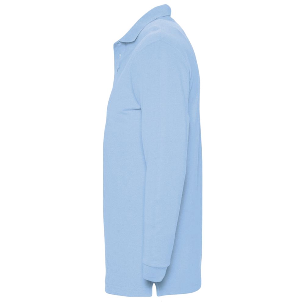 Рубашка поло мужская с длинным рукавом Winter II 210 бежевая