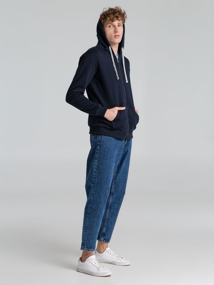 Толстовка на молнии с капюшоном Unit Siverga Heavy