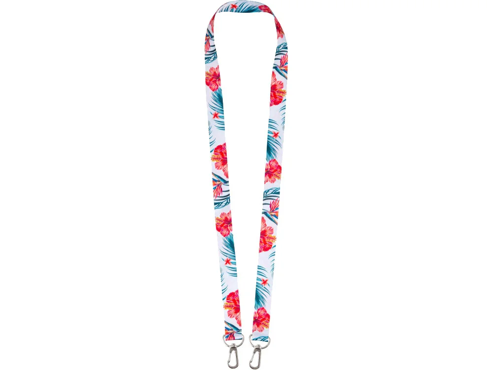 Ланъярд под сублимацию с 2-мя карабинами, 2 см