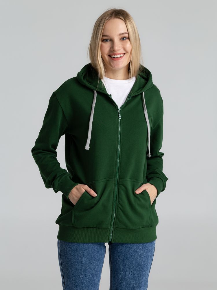 Толстовка на молнии с капюшоном Unit Siverga Heavy