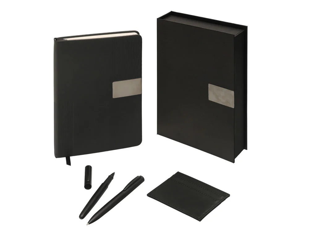 Подарочный набор Goethe с блокнотом А5, 2-мя ручками и картхолдером