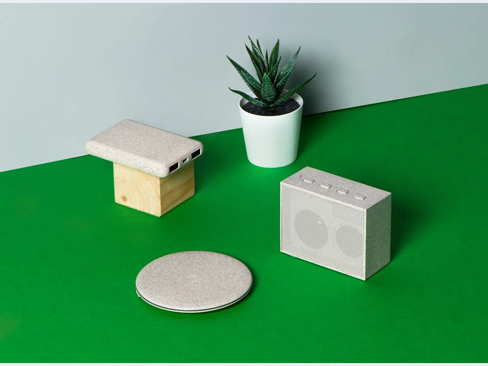 Портативная колонка Wheatty из пшеничной соломы