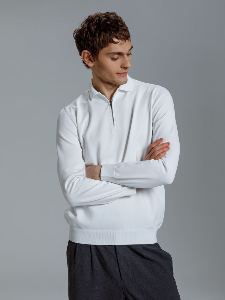 Рубашка поло мужская с длинным рукавом Terrazzo