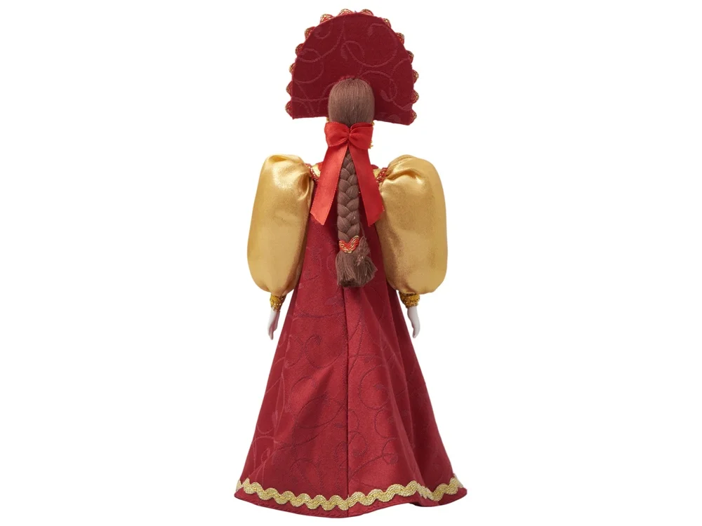 Подарочный набор: кукла фарфоровая, мёд с гецким орехом