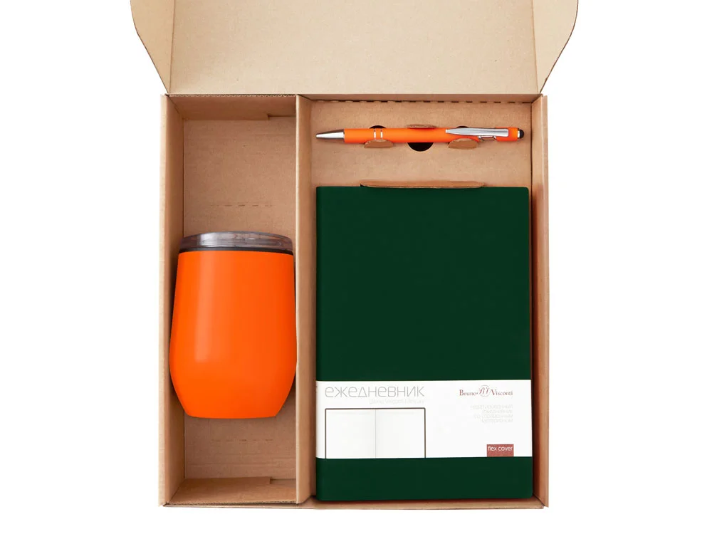 Набор Writea с ежедневником, ручкой и термокружкой