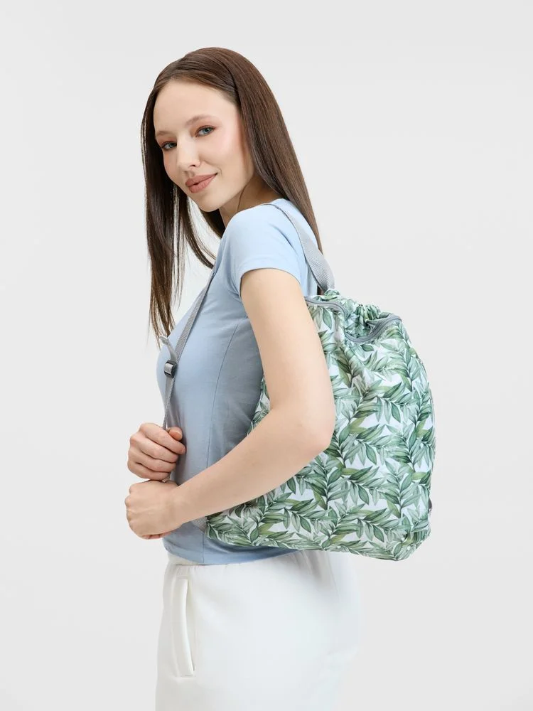 Рюкзак-мешок Bolsana с лямками из стропы с печатью на заказ