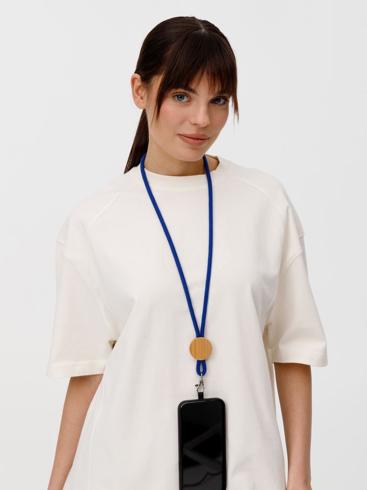 Шнурок для бейджа Tube Wood