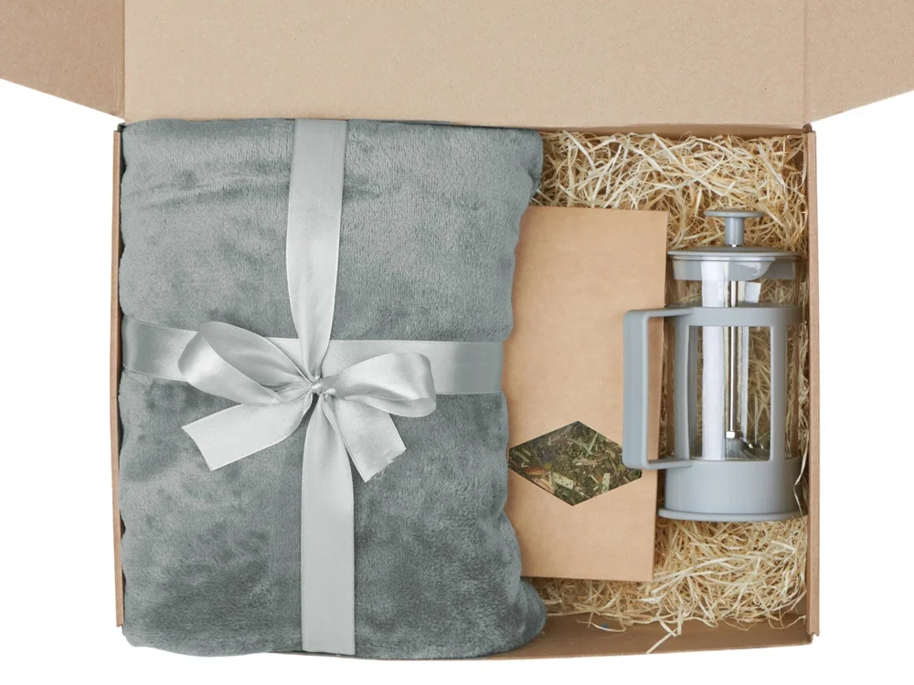 Подарочный набор Tea time с пледом