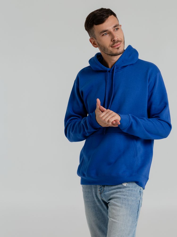 Толстовка с капюшоном Snake II голубая