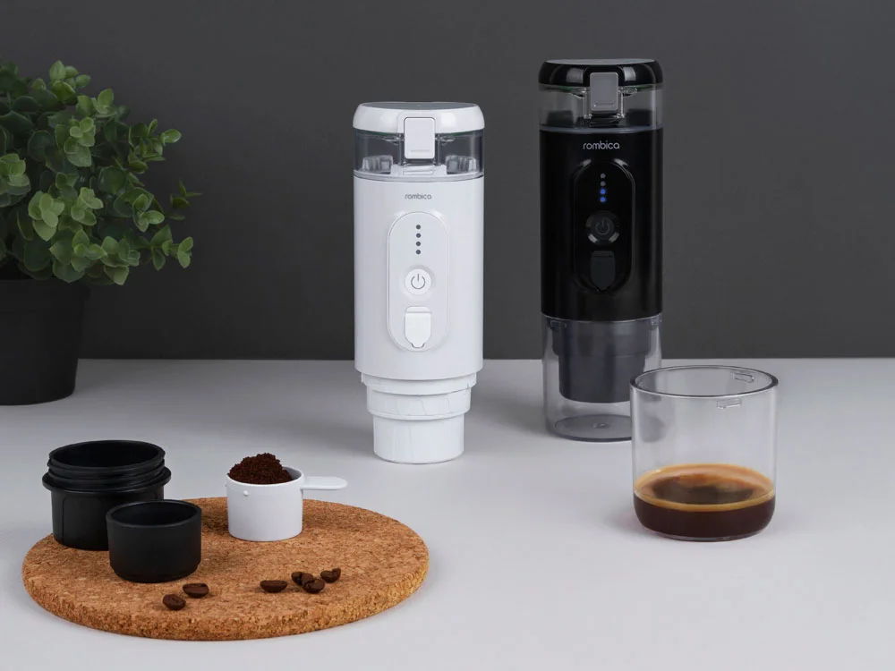 Портативная кофемашина с подогревом Barista 2 с логотипом Rombica
