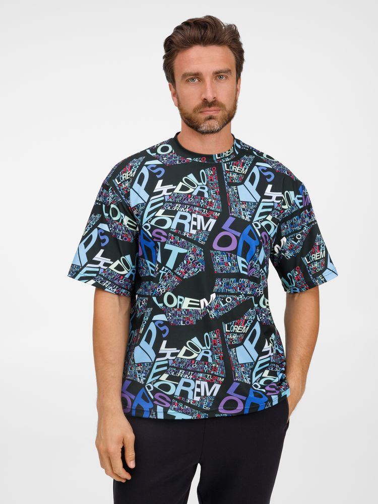 Футболка из бифлекса Morfiss с полной запечаткой на заказ