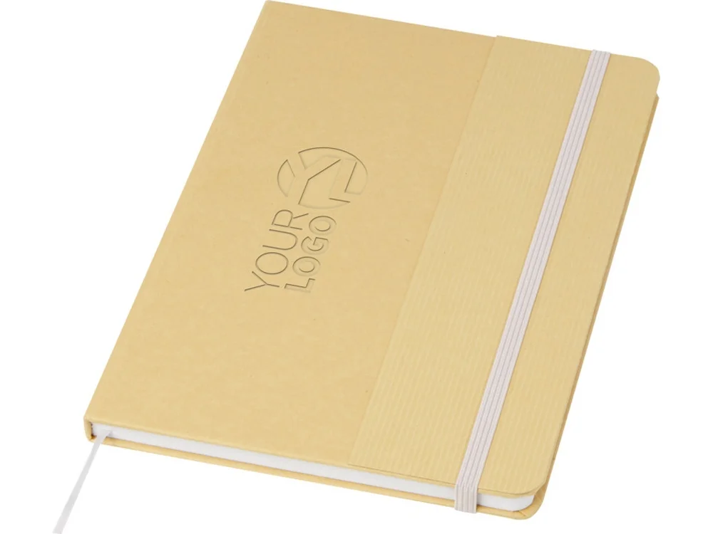 Блокнот A5 Nelida в твердой обложке из переработанного картона