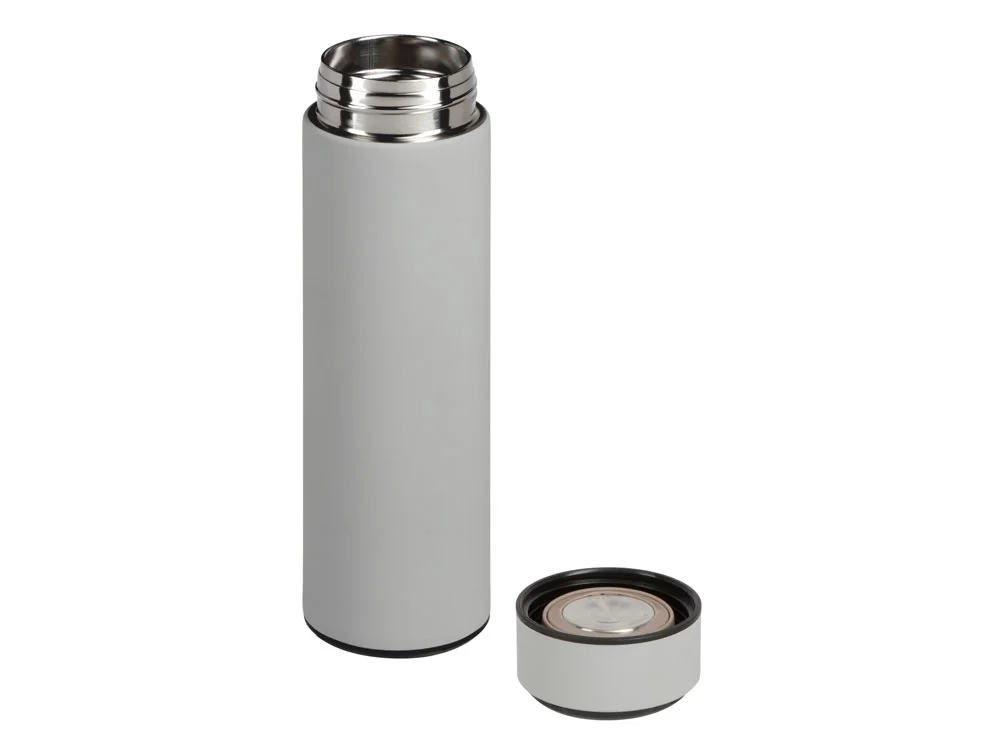 Вакуумный термос Module X с индикатором температуры и медной изоляцией, 500 мл, крафтовый тубус