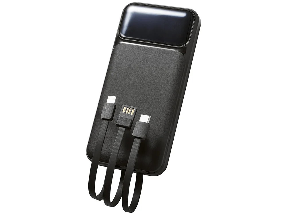 Подарочный набор Tesla с блокнотом А5, ручкой и пауэрбенком на 10 000 mAh