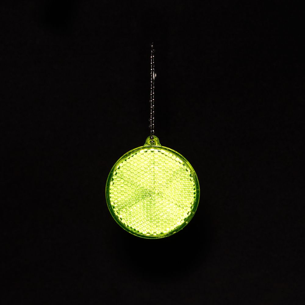 Пешеходный светоотражатель с цепочкой «Круг»