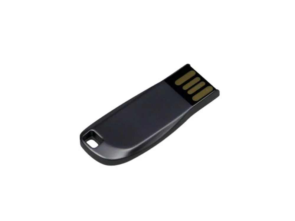 USB 2.0- флешка на 16 Гб компактная с мини чипом и овальным отверстием