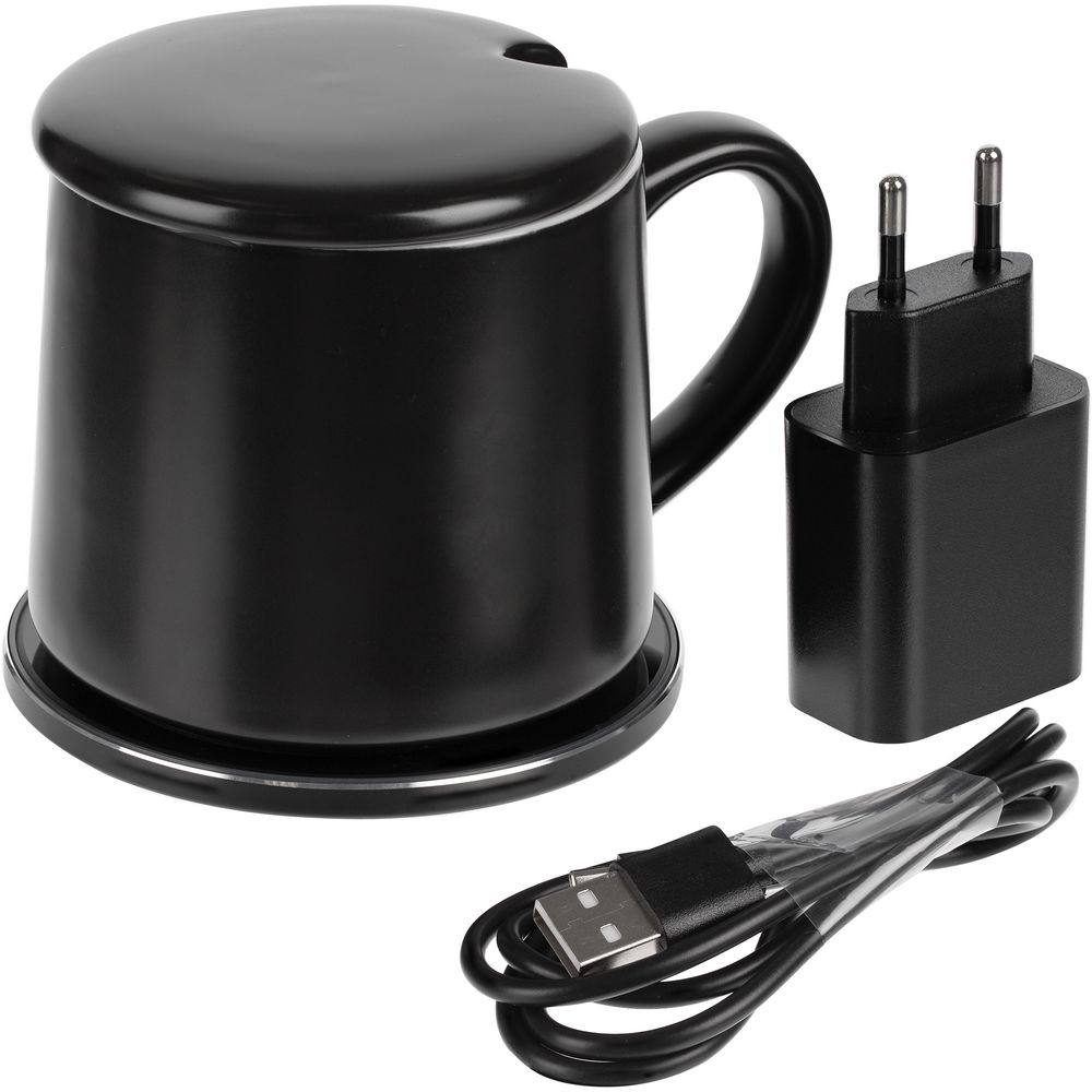 Кружка с подогревом и беспроводной зарядкой dualBase ver. 2.0 Matt