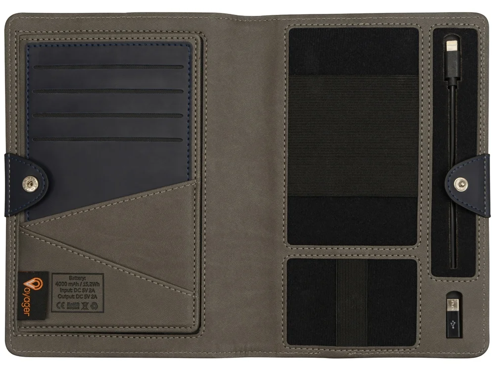 Органайзер с зарядным устройством Wanderer, 4000 mAh