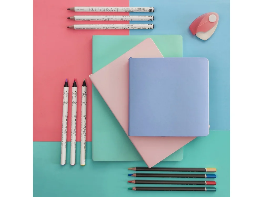 Скетчбук А5 Sketch &amp; Art, soft-touch