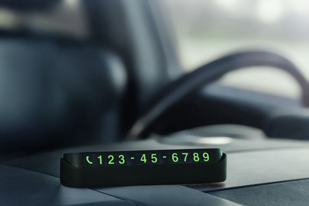 Парковочная визитка Litera