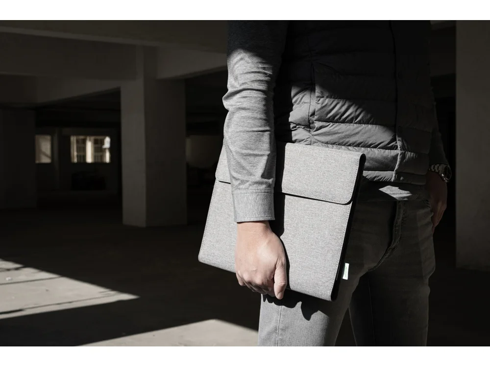 Портфолио А4 из RPET NotyFolio Eco с отделением для ноутбука 13