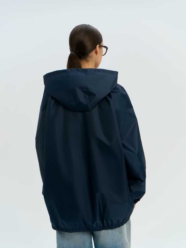 Дождевик-анорак Alatau, укороченный, черный