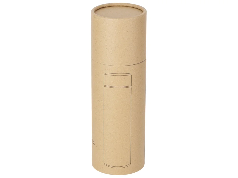 Вакуумный термос Module X с индикатором температуры и медной изоляцией, 500 мл, крафтовый тубус