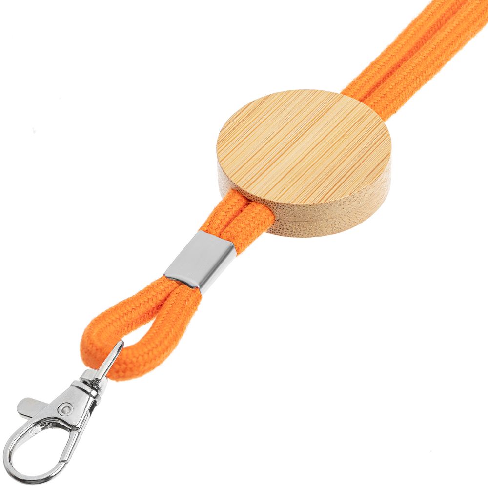 Шнурок для бейджа Tube Wood