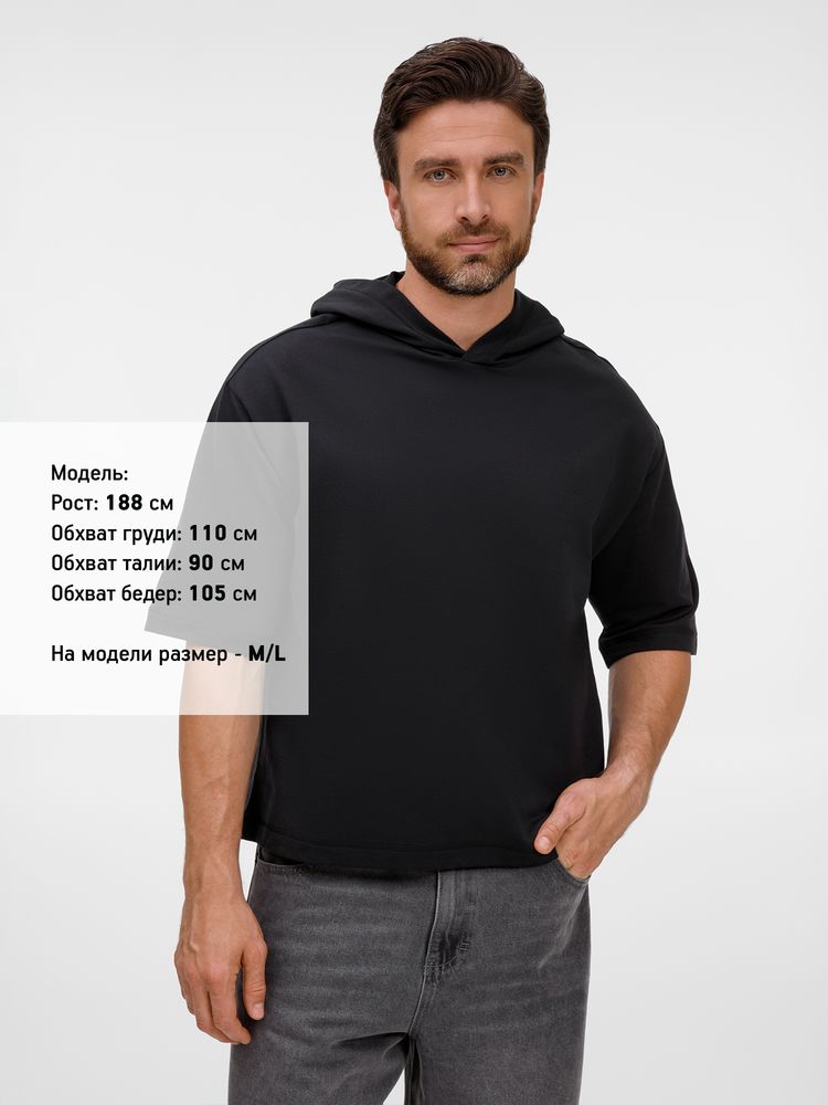 Футболка оверсайз унисекс с капюшоном Neofit