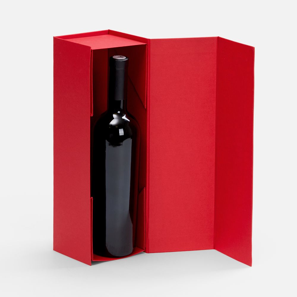 Коробка складная под бутылку Color Jacket Fold