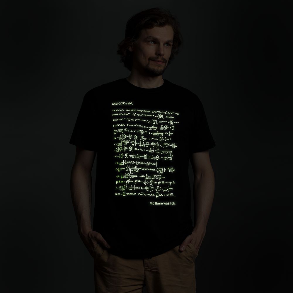 Футболка мужская «Да будет свет»