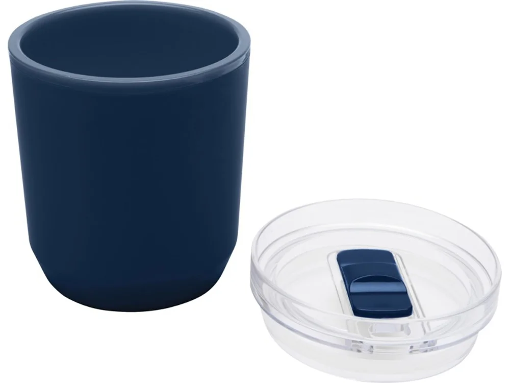 Кружка из переработанного пластика Hudson с двойными стенками