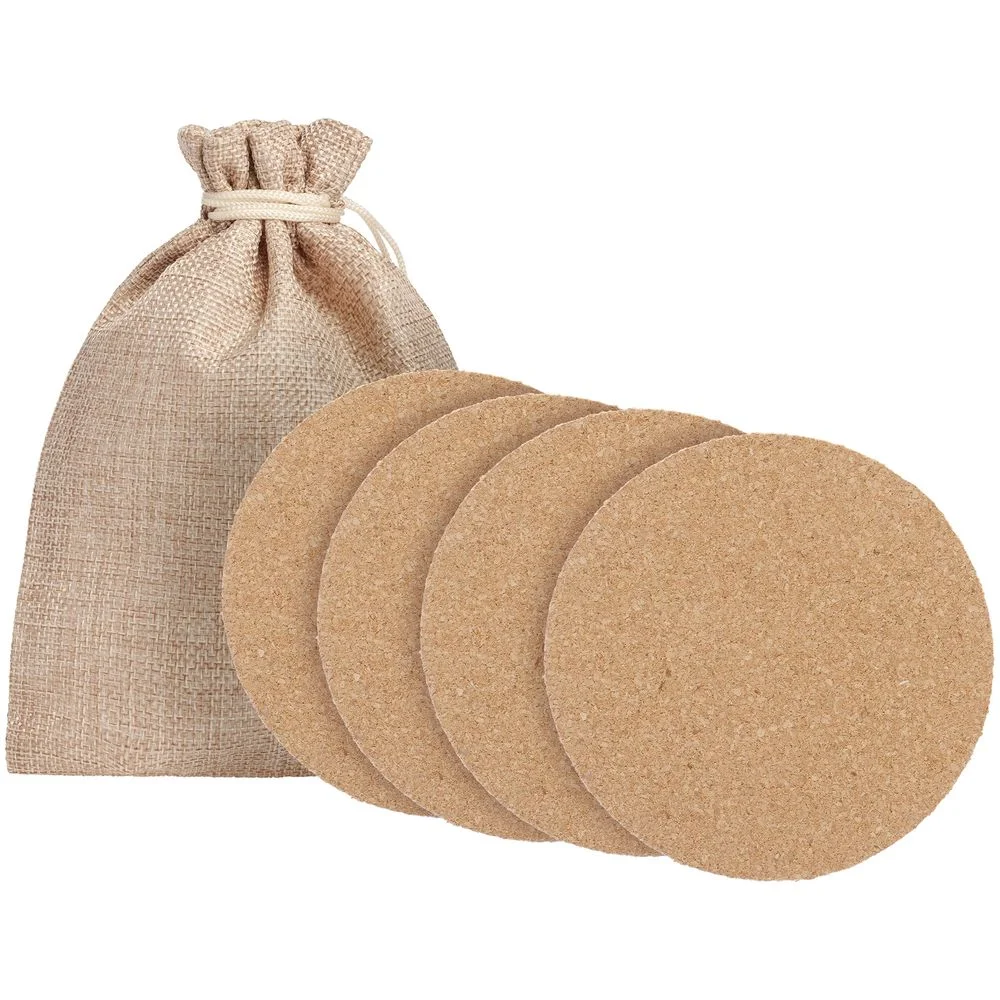 Набор из 4 костеров Suberic