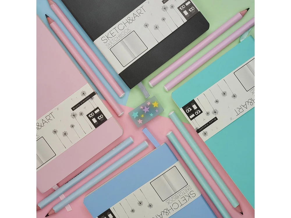 Скетчбук А5 Sketch &amp; Art, soft-touch