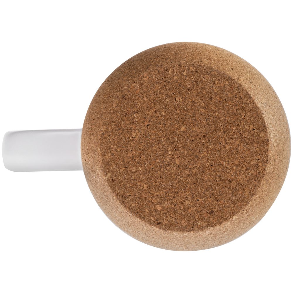 Кружка с пробковой подставкой Corky Walk для сублимационной печати, матовая